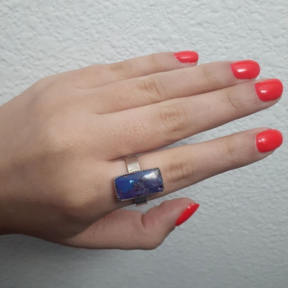 GEMSTUDIO silver Mojave turquoise ring